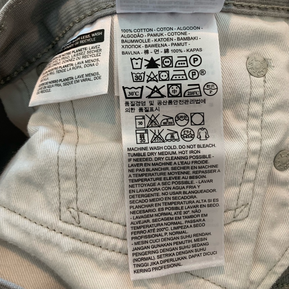 NWOT Levi’s Men Strauss Corduroy Grey Pants - Picture 7 of 8